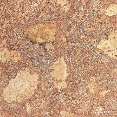 Пробковое настенное покрытие в пластинах EasyCork Авила рохо